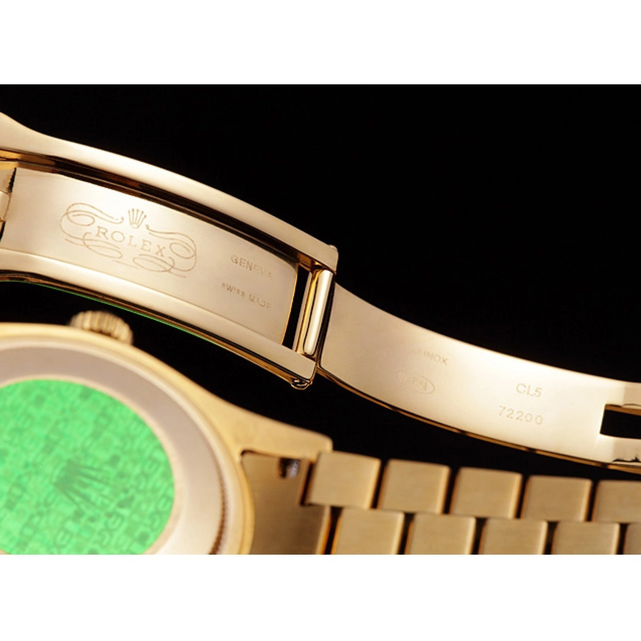 AAA Replica Watches Diamonds Gold-srl185 Yellow Day-Date Swiss 621615 Rolex 0824